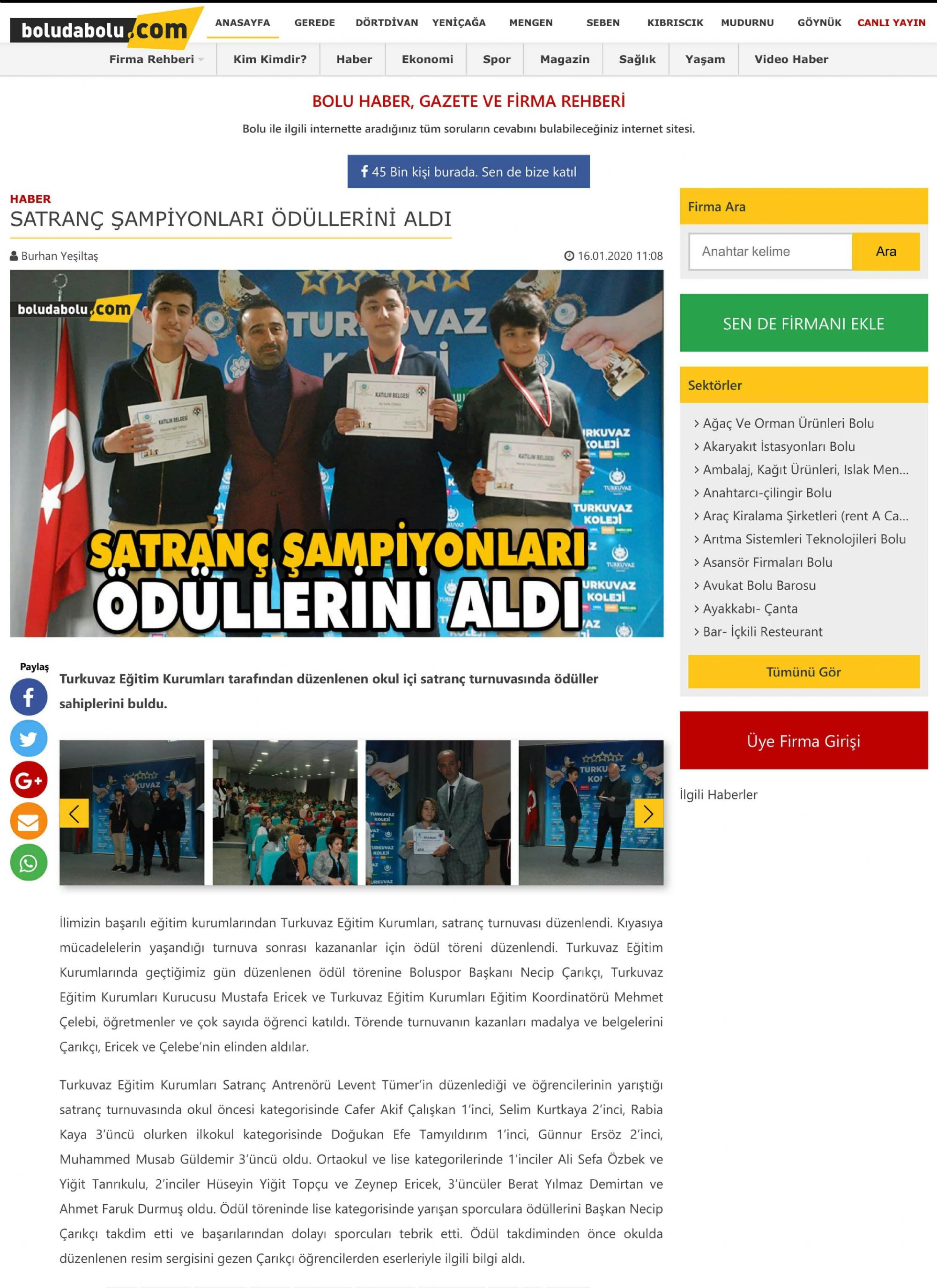 Satran ampiyonlar dllerini Ald
